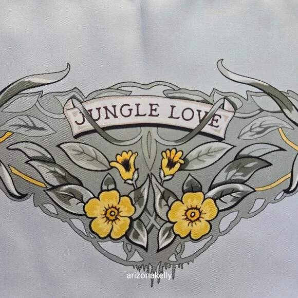 PERFECT Hermès Jungle Love Silk Scarf Leopards Robert Dallet - Picture 15 of 17